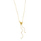 Collier Collier animalier - Pendentif papillon en or jaune 18 kt 58 Facettes 23414