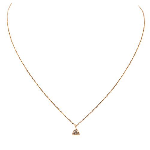 Collier Collier Solitaire Or rose Diamant 58 Facettes 2360820CN