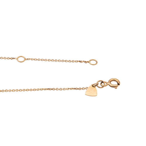 Collier Collier solitaire - Pendentif diamant en or rose 18 carats 58 Facettes 2360820CN