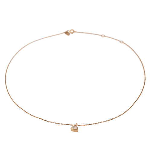 Collier Collier Solitaire Or rose Diamant 58 Facettes 2360820CN