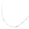 Collier Collier cœurs en or blanc 18 carats 58 Facettes 2360825CN