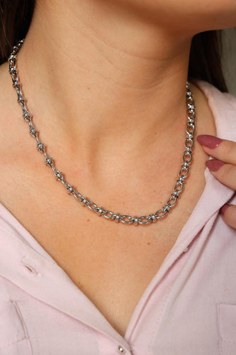 Collier Collier en or blanc 18 carats 58 Facettes 2360829CN