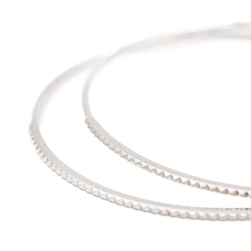 Bracelet Bracelet jonc en or blanc 18 carats (750) 58 Facettes 2360853CN