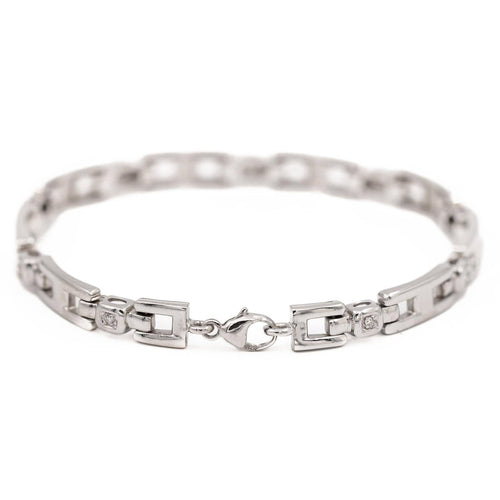 Bracelet Bracelet Or blanc Diamant 58 Facettes 2360855CN