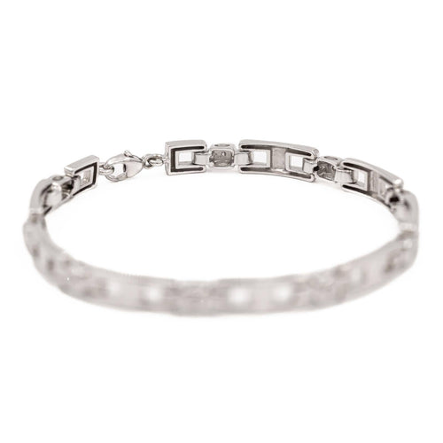 Bracelet Bracelet en or blanc 18 carats serti de diamants 58 Facettes 2360855CN