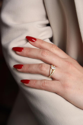 Bague 51 Mellerio Bague  Or jaune Diamant 58 Facettes 2363803CN