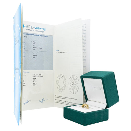 Bague 51 Mellerio Bague  Or jaune Diamant 58 Facettes 2363803CN