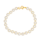 Bracelet Bracelet en or jaune 18 carats et perles de culture blanches 58 Facettes 2377022CN