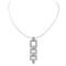 Collier Collier Art déco - Pendentif en or blanc 18 carats et platine, diamants 58 Facettes 2377923CN