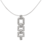 Collier Collier Pendentif Or blanc, Platine Diamant 58 Facettes 2377923CN