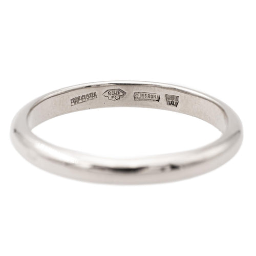 Bague 55 Bulgari Fedi - Bague alliance en platine 950 58 Facettes 2379377CN