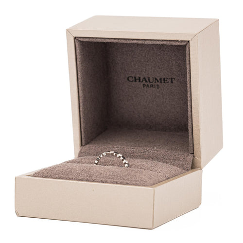 Bague 46 Chaumet Bee My Love - Bague alliance en or blanc et diamants 58 Facettes 2381950CN