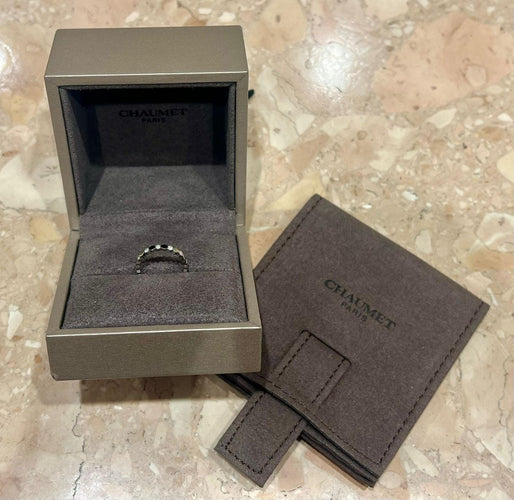 Bague 46 Chaumet Bague Alliance Bee my Love Or blanc Diamant 58 Facettes 2381950CN