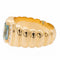 Bague 53 Bague bandeau en or jaune 18 carats avec topaze et diamants 58 Facettes 2381954CN