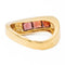 Bague 51 Criso - Bague en or jaune 18 carats et grenats 58 Facettes 2381956CN