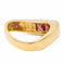 Bague 51 Bague Or jaune Grenat 58 Facettes 2381956CN