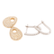 Boucles d'oreilles Boucles d’oreilles dormeuses en or rose et or blanc 18 carats, diamants 58 Facettes 2397518CN
