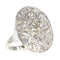 Bague 58 Bague Art déco années 1950 en platine et diamants 58 Facettes 24002-0085