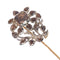 Broche Épingle rococo ancienne en or rose 18K et argent, diamants 58 Facettes 24002-0135
