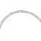 Collier Collier maillons carrés pavés en or gris 18k et diamants 58 Facettes 1
