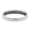 Bague 48 Bague demi-alliance en or blanc 18 carats et diamants 58 Facettes 2406273CN