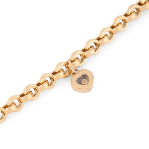 Bracelet Chopard - Bracelet Happy Diamonds en or jaune et diamant mobile 58 Facettes 1