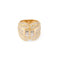 Bague 55 Bague rouleaux en or jaune 18k et diamants 3 cts 58 Facettes 1