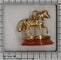 Pendentif Pendentif sceau cheval vintage en or jaune 18K et cornaline 58 Facettes 24106-0277