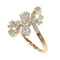 Bague 52 Bague Belle Époque croisée en or 18K et diamants 58 Facettes 24121-0294