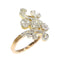 Bague 52 Bague Belle Époque croisée en or 18K et diamants 58 Facettes 24121-0294