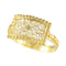 Bague 65 Bague ancienne georgienne en or jaune 18K, vers 1780 58 Facettes 24121-0303