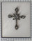 Pendentif Croix en argent rococo des années 1750 : l'art de la joaillerie 58 Facettes 24121-0345