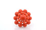 Broche Broche fin XIXe siècle en or jaune 18k, corail et diamants 58 Facettes 24249