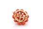Broche Broche fin XIXe siècle en or jaune 18k, corail et diamants 58 Facettes 24249