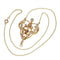 Pendentif Pendentif victorien en or rouge 18K avec diamants fancy et perle 58 Facettes 24263-0291