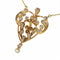 Pendentif Pendentif victorien en or rouge 18K avec diamants fancy et perle 58 Facettes 24263-0291