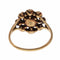 Bague 59 Bague cluster de diamants ancienne en or jaune 18K, vers 1600 58 Facettes 24278-0234
