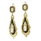 Boucles d'oreilles Boucles d’oreilles camées victoriennes pendantes en or jaune 18K 58 Facettes 24278-0417