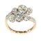 Bague 55 Bague Toi et Moi victorienne en or rose 18K et platine, diamants 2,57 ct 58 Facettes 24320-0163