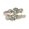 Bague 55 Bague Toi et Moi victorienne en or rose 18K et platine, diamants 2,57 ct 58 Facettes 24320-0163