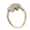 Bague 55 Bague Toi et Moi victorienne en or rose 18K et platine, diamants 2,57 ct 58 Facettes 24320-0163