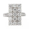 Bague 48 Bague Or blanc Diamant 58 Facettes 2432010CN