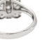 Bague 48 Bague en or blanc 18 carats pavée de diamants 58 Facettes 2432010CN