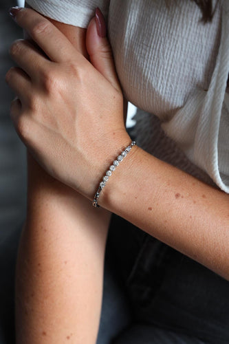 Bracelet Bracelet Or blanc Diamant 58 Facettes 2432011CN