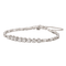 Bracelet Bracelet en or blanc 18 carats avec 8 diamants 58 Facettes 2432011CN