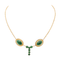 Collier Collier Or jaune Jade jadéite 58 Facettes 2432042CN