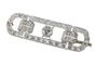 Broche Broche barrette vintage années 1950 en platine et diamants 4,92 ct 58 Facettes 24338-0164