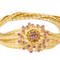 Bracelet Bracelet fleur en or jaune 18 carats et rubis 58 Facettes 2461100CN