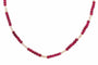 Collier Collier en perles de culture et rubis facettés 58 Facettes 24653