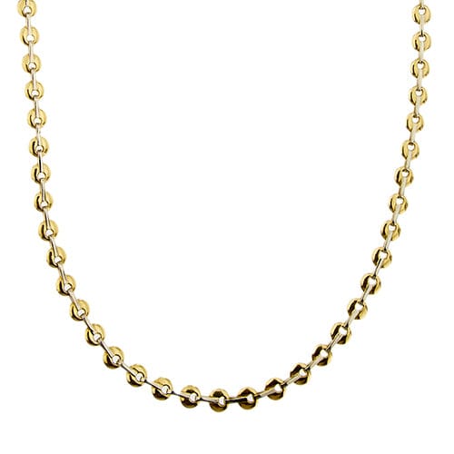 Collier Sauro - Collier maille brevetée en or jaune et or blanc 18 ct 58 Facettes 24774